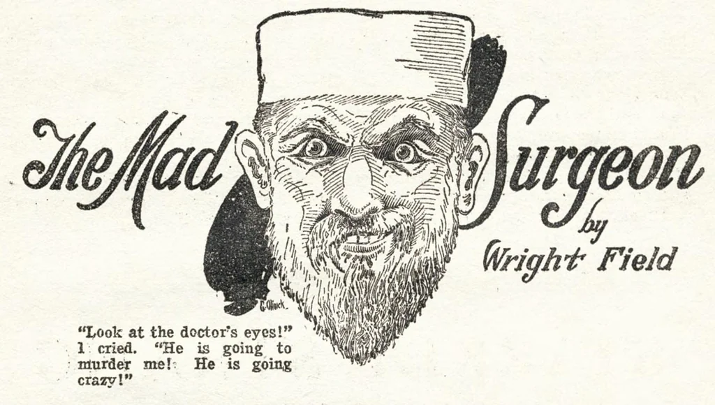 An illustration from Weird Tales v08 n02 [1926-08], 1926, leaf 90