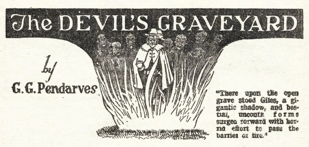 An illustration from Weird Tales v08 n02 [1926-08], 1926, leaf 98