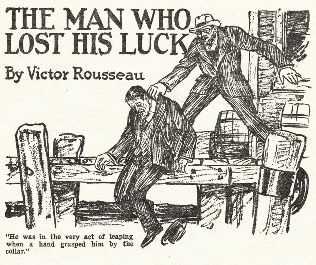 An illustration from Weird Tales v09 n05 [1927-05], 1927, leaf 40