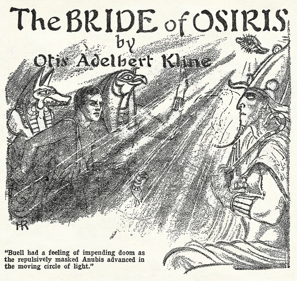 An illustration from Weird Tales v10 n02 [1927-08], 1927, leaf 8