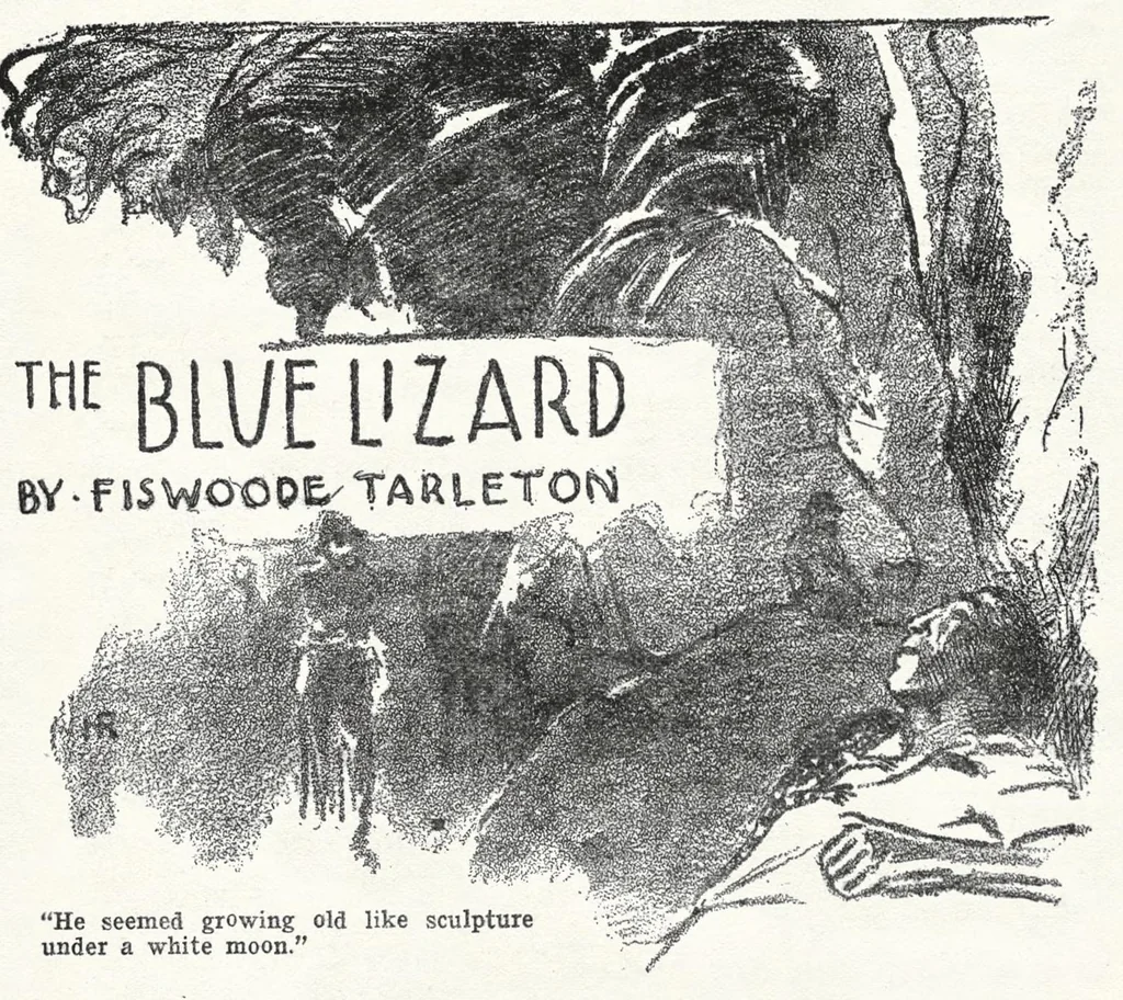 An illustration from Weird Tales v11 n06 [1928-06], 1928, leaf 110