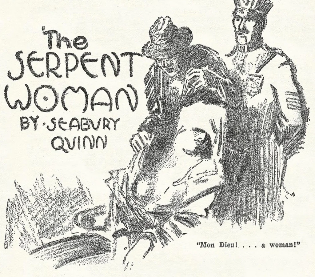 An illustration from Weird Tales v11 n06 [1928-06], 1928, leaf 18