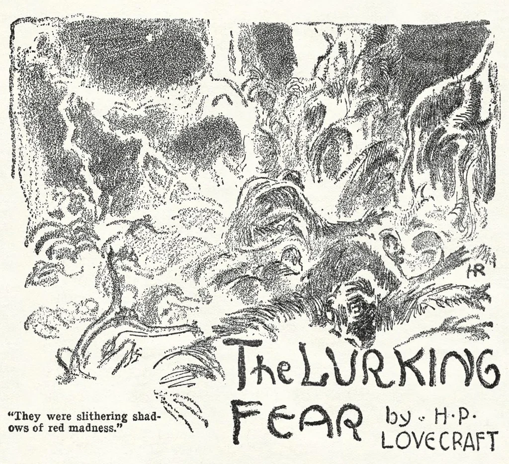 An illustration from Weird Tales v11 n06 [1928-06], 1928, leaf 72