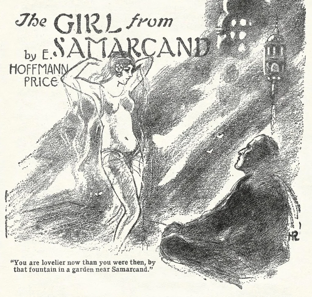 An illustration from Weird Tales v13 n05 [1929-05], 1929, leaf 61