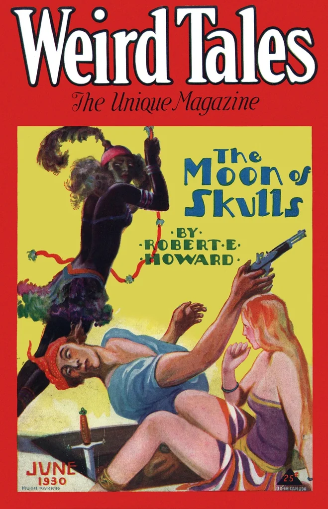 An illustration from Weird Tales v15 n06 [1930-06], 1930, leaf 0