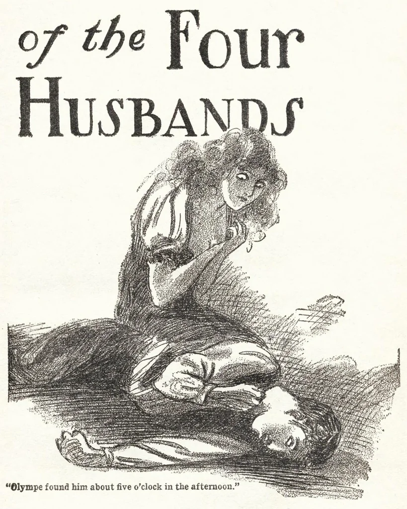 An illustration from Weird Tales, Vol. 14, No. 6 (December 1929), 1929, leaf 12