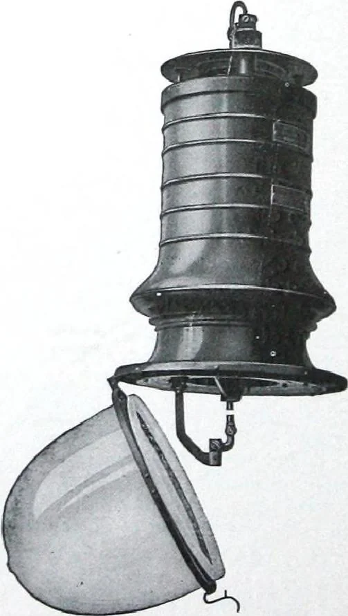 An illustration from Westinghouse Arc Lamps and Lighting Systems, 1916, leaf 15