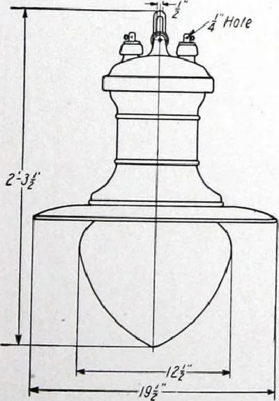 An illustration from Westinghouse Arc Lamps and Lighting Systems, 1916, leaf 40