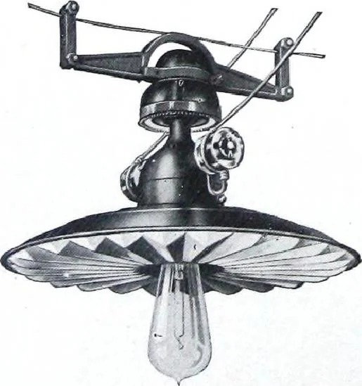 An illustration from Westinghouse Arc Lamps and Lighting Systems, 1916, leaf 45