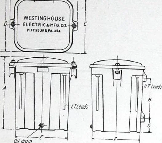 An illustration from Westinghouse Arc Lamps and Lighting Systems, 1916, leaf 50