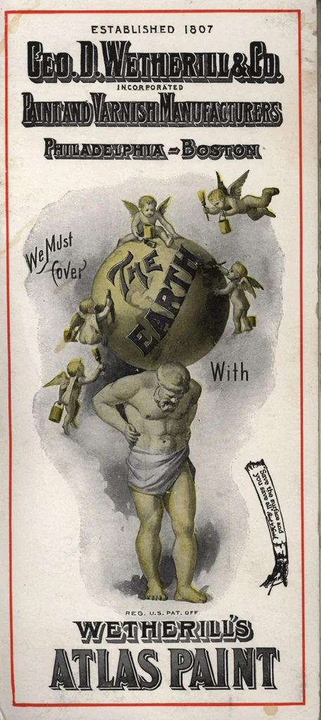 An illustration from Wetherill's ready mixed atlas paint., 1920, leaf 0