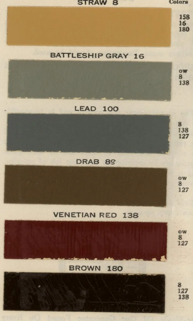 An illustration from Wetherill's ready mixed atlas paint., 1920, leaf 3