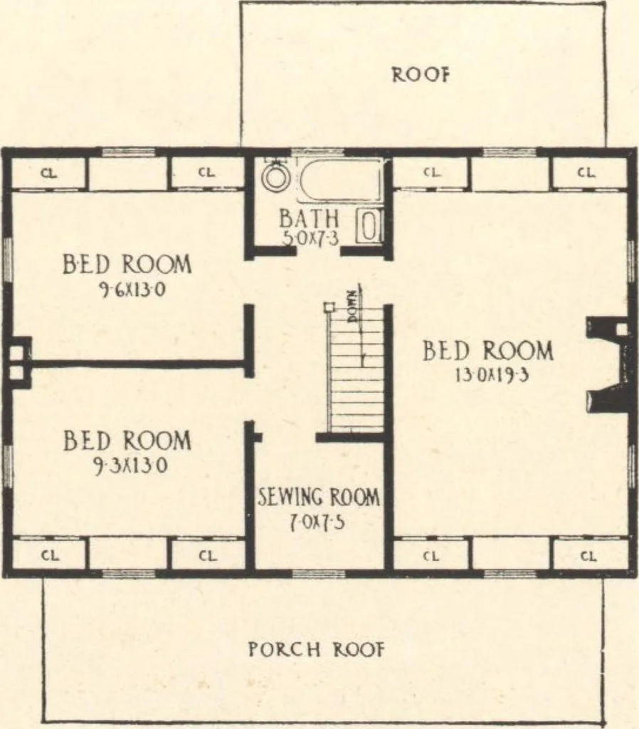An illustration from Good houses, 3rd ed., 1922, leaf 30