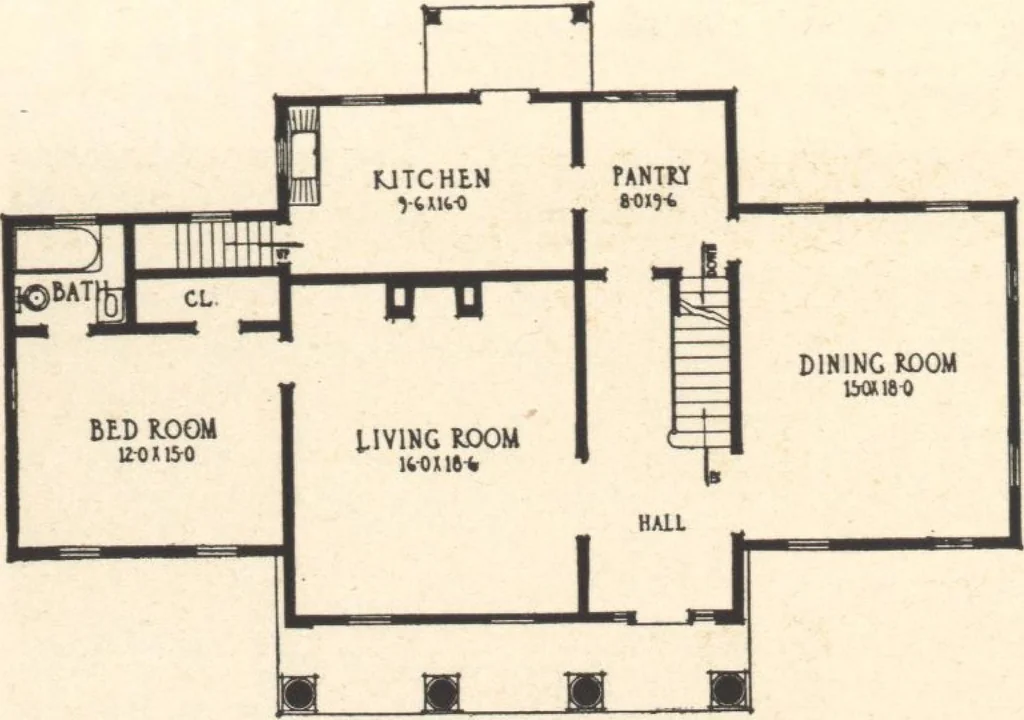 An illustration from Good houses, 3rd ed., 1922, leaf 32