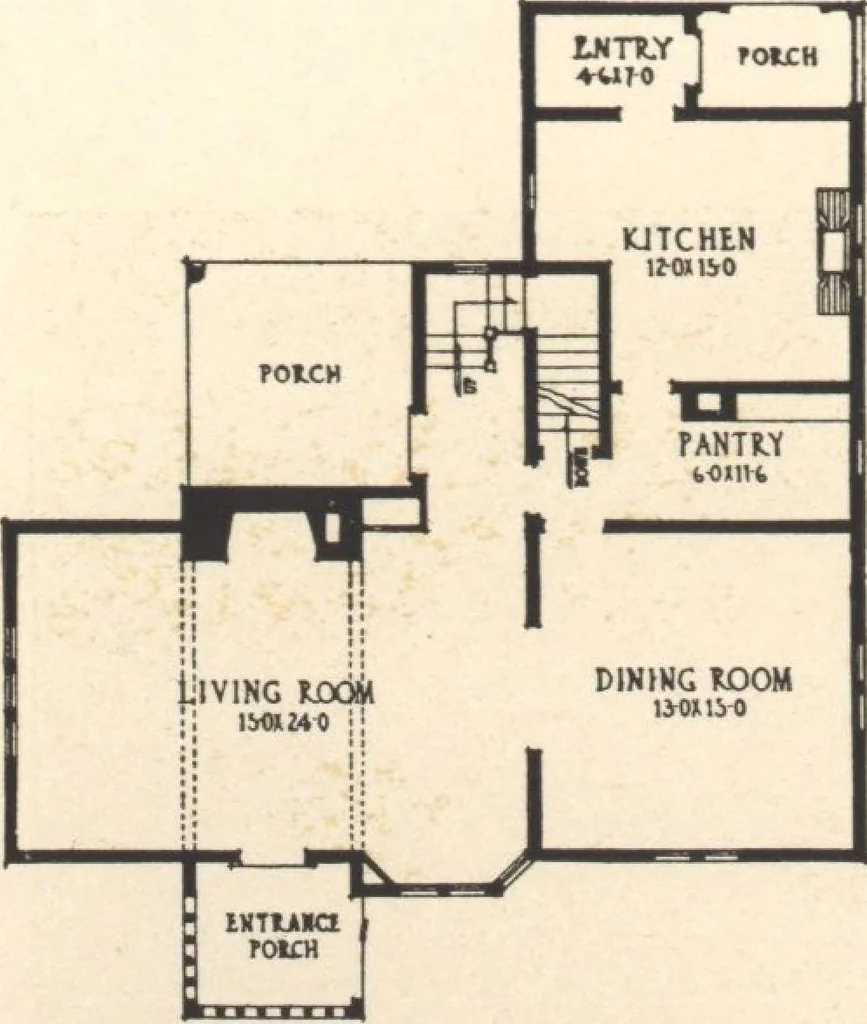 An illustration from Good houses, 3rd ed., 1922, leaf 34