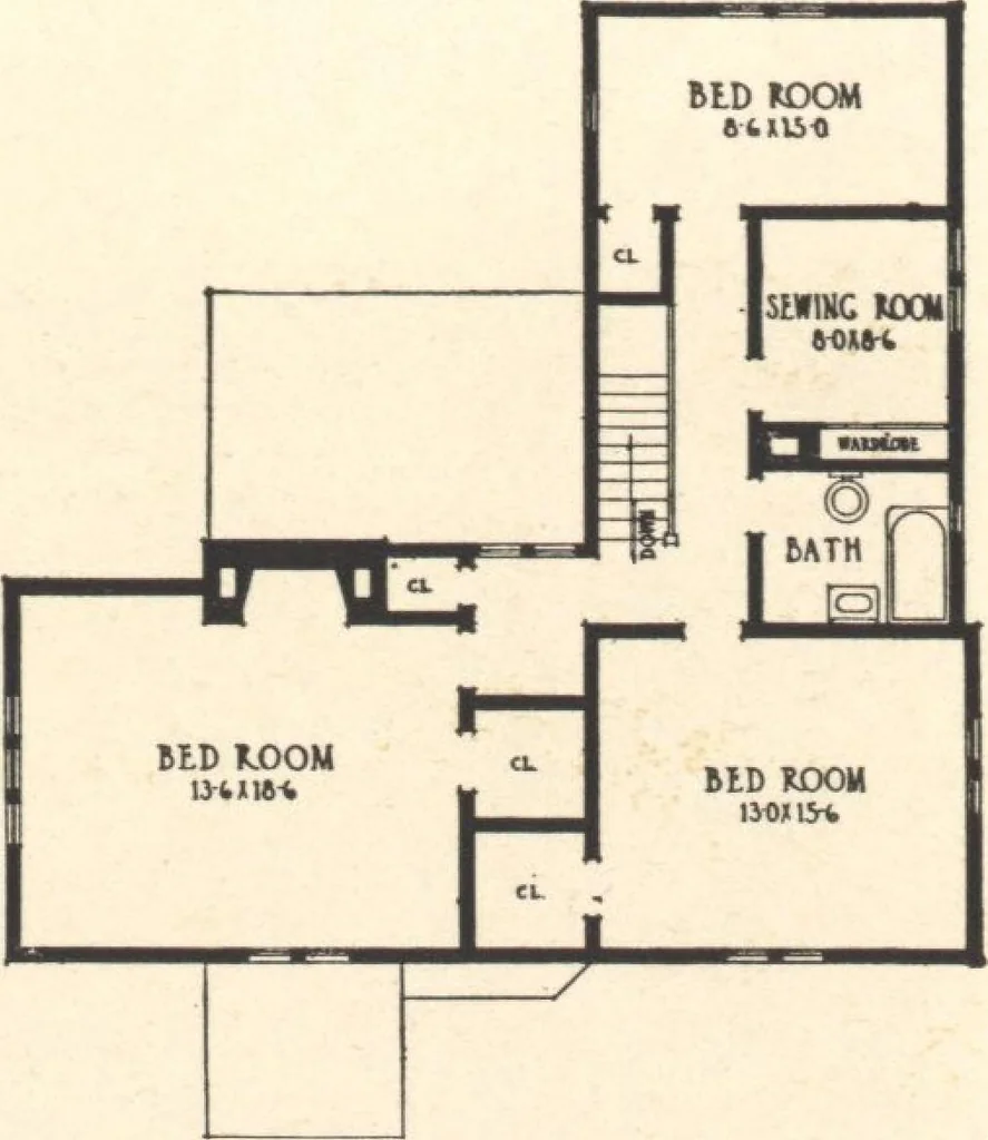 An illustration from Good houses, 3rd ed., 1922, leaf 34