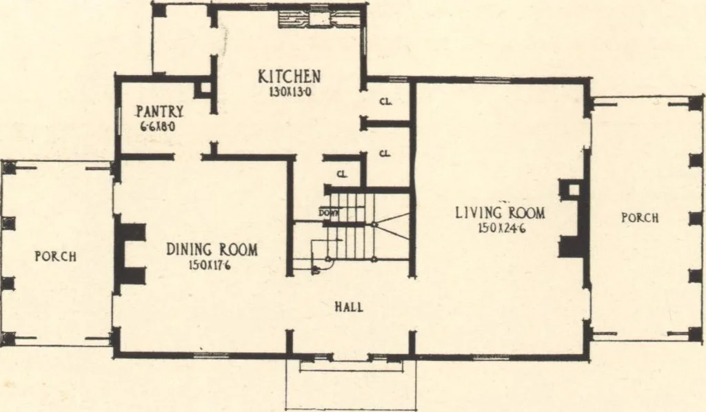 An illustration from Good houses, 3rd ed., 1922, leaf 54