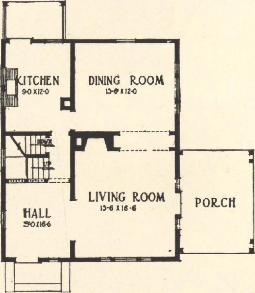 An illustration from Good houses, 3rd ed., 1922, leaf 56