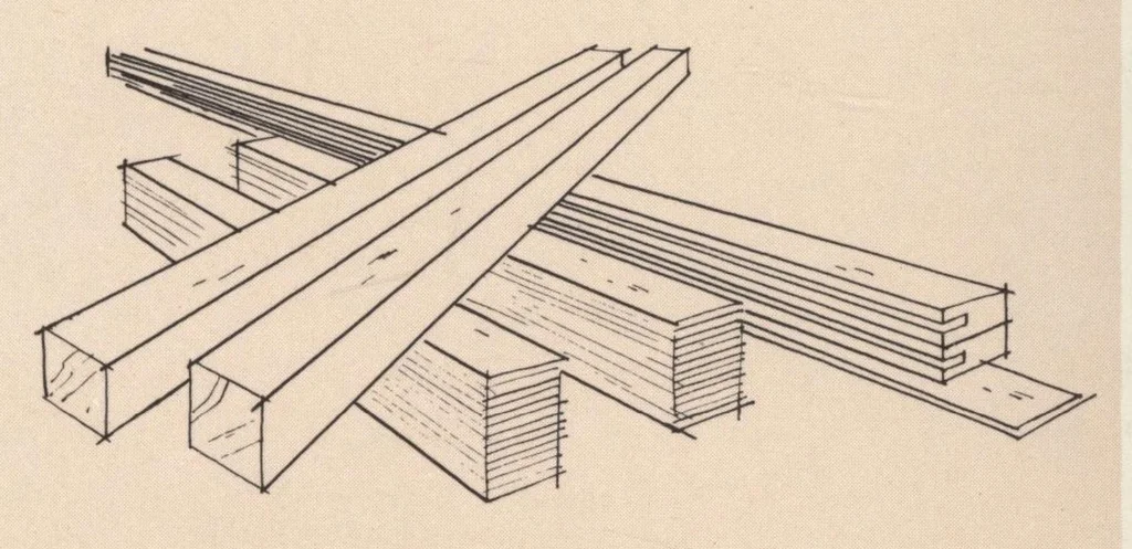 An illustration from Patty-o-panels: decorative woven panels for fences or screens, 1960, leaf 3