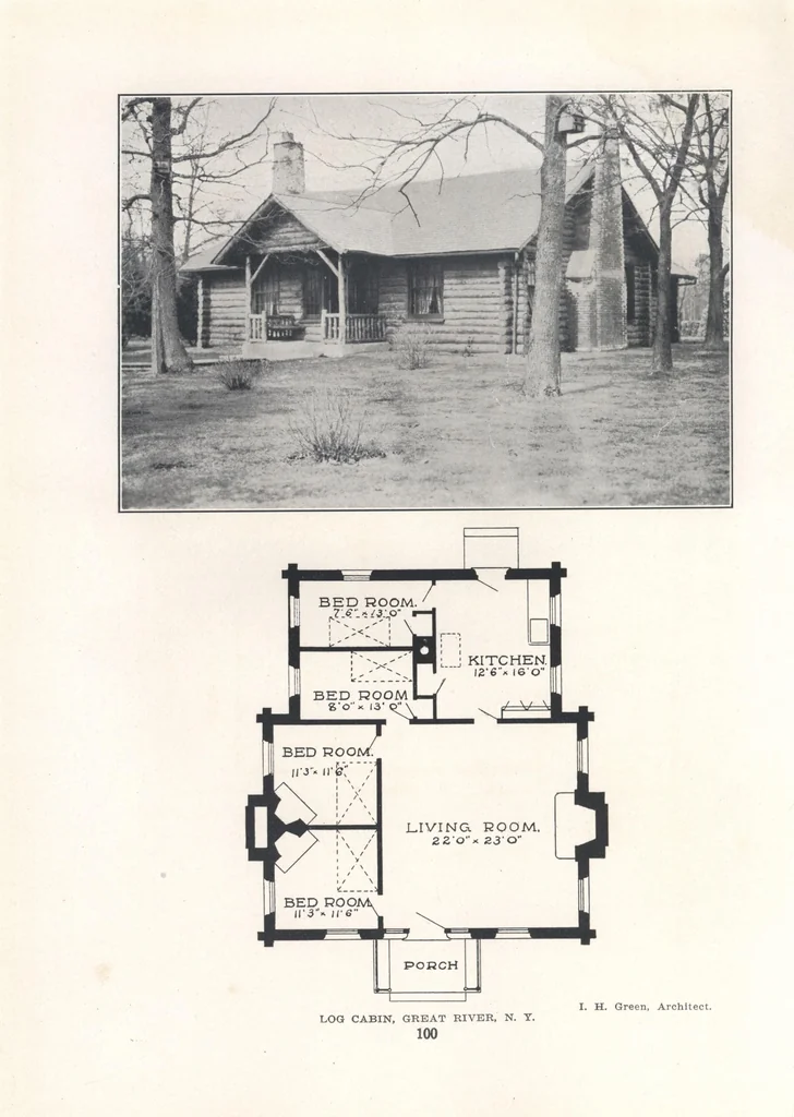 An illustration from Bungalows, camps and mountain houses, 1915, leaf 103