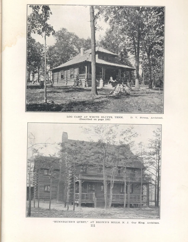 An illustration from Bungalows, camps and mountain houses, 1915, leaf 114