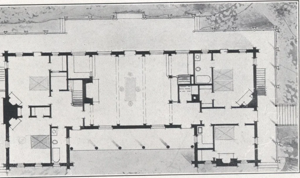 An illustration from Bungalows, camps and mountain houses, 1915, leaf 124