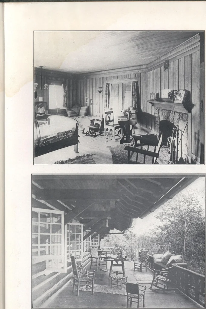 An illustration from Bungalows, camps and mountain houses, 1915, leaf 126