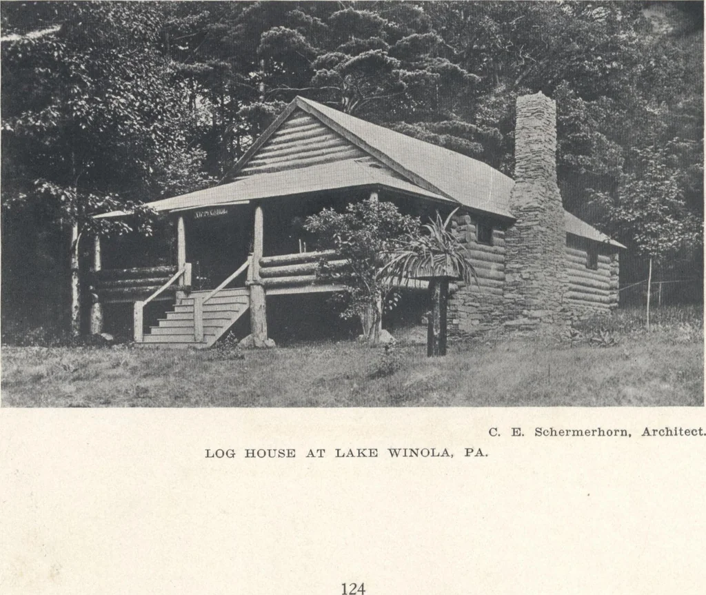 An illustration from Bungalows, camps and mountain houses, 1915, leaf 127