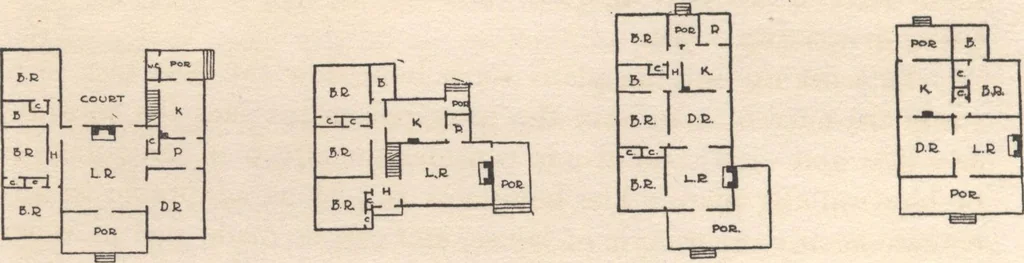 An illustration from Bungalows, camps and mountain houses, 1915, leaf 17