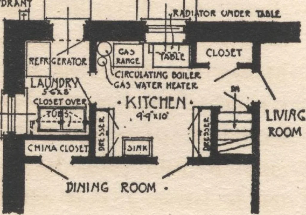 An illustration from Bungalows, camps and mountain houses, 1915, leaf 19