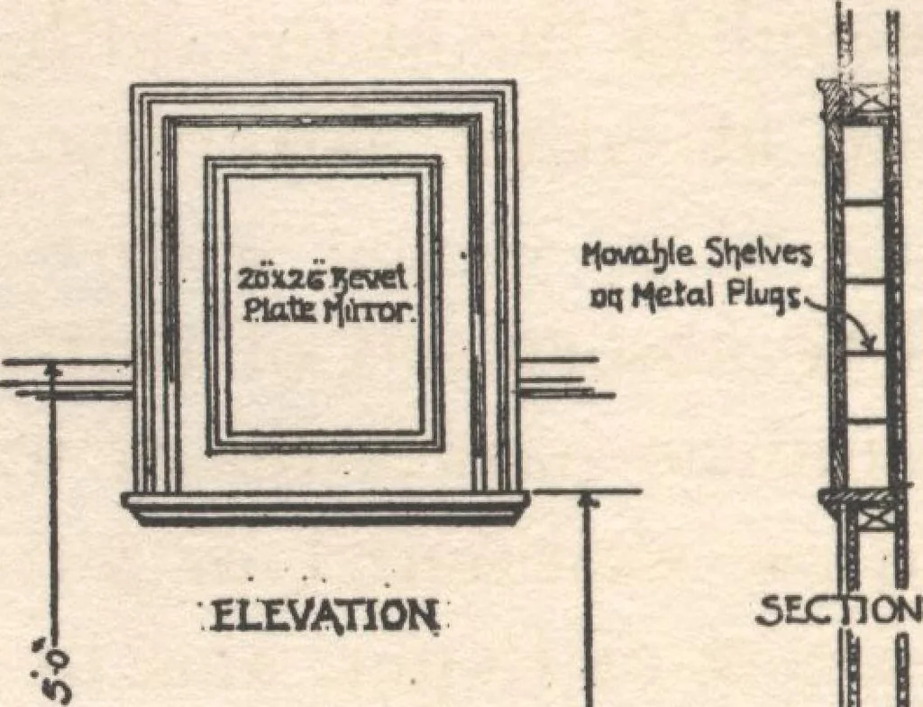 An illustration from Bungalows, camps and mountain houses, 1915, leaf 23