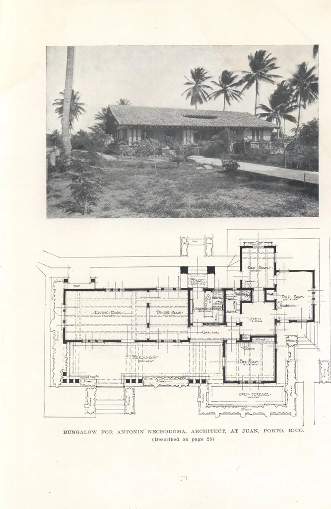 An illustration from Bungalows, camps and mountain houses, 1915, leaf 32