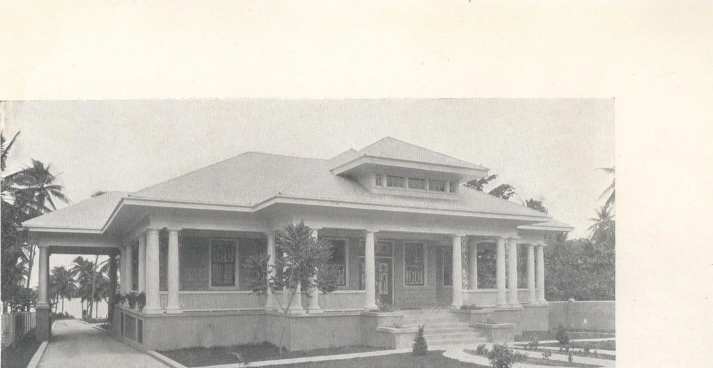 An illustration from Bungalows, camps and mountain houses, 1915, leaf 38