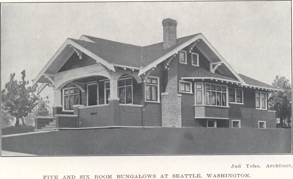 An illustration from Bungalows, camps and mountain houses, 1915, leaf 58