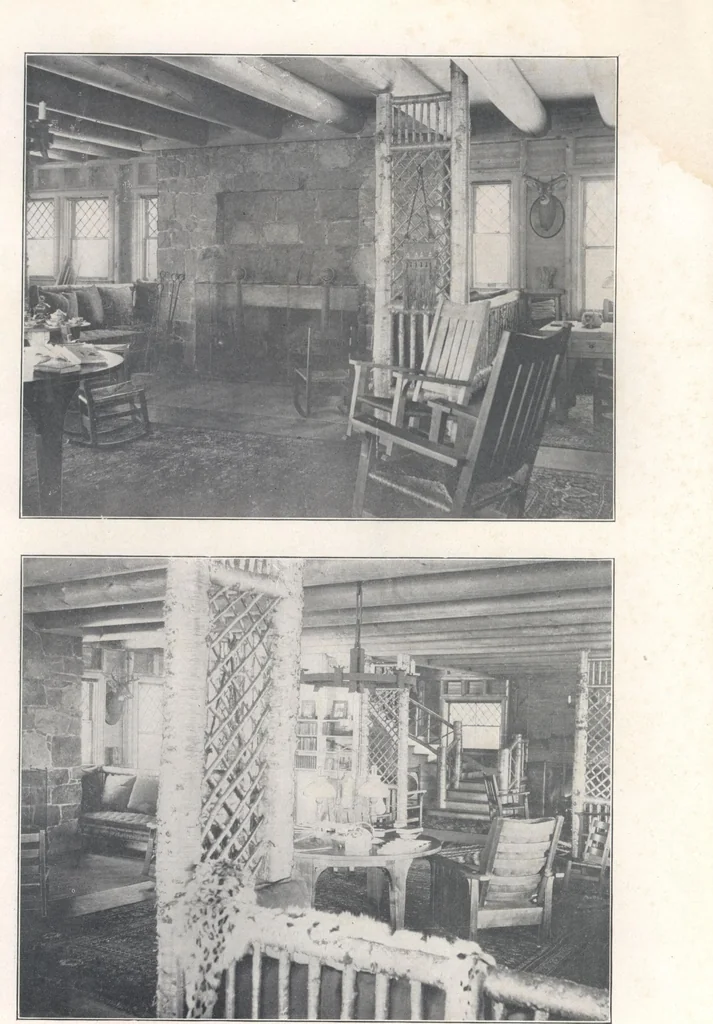 An illustration from Bungalows, camps and mountain houses, 1915, leaf 75