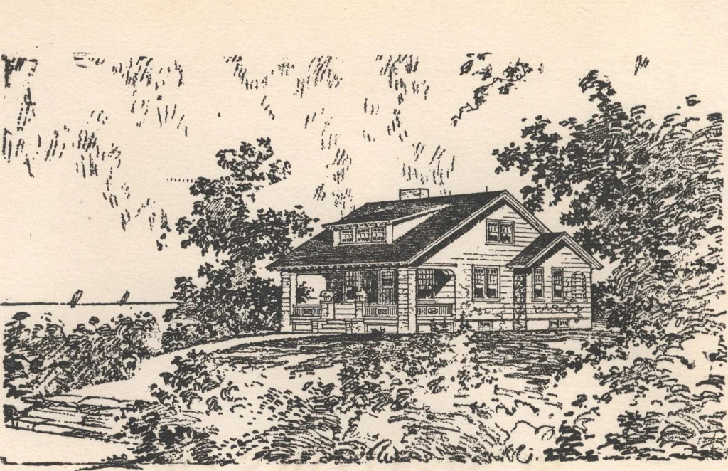 An illustration from Bungalows, camps and mountain houses, 1915, leaf 79