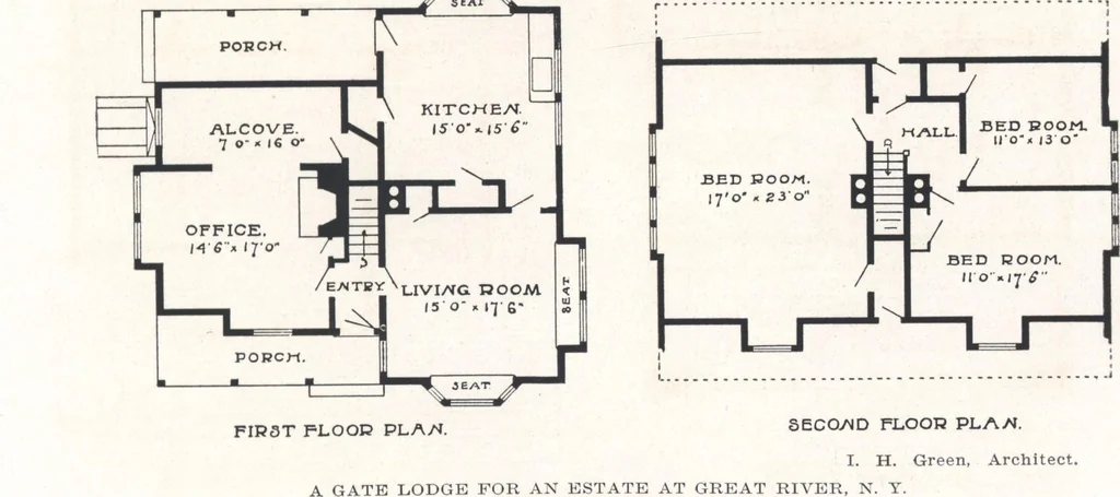 An illustration from Bungalows, camps and mountain houses, 1915, leaf 80