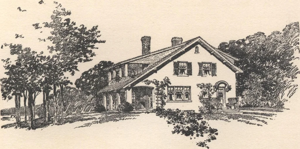 An illustration from Bungalows, camps and mountain houses, 1915, leaf 82