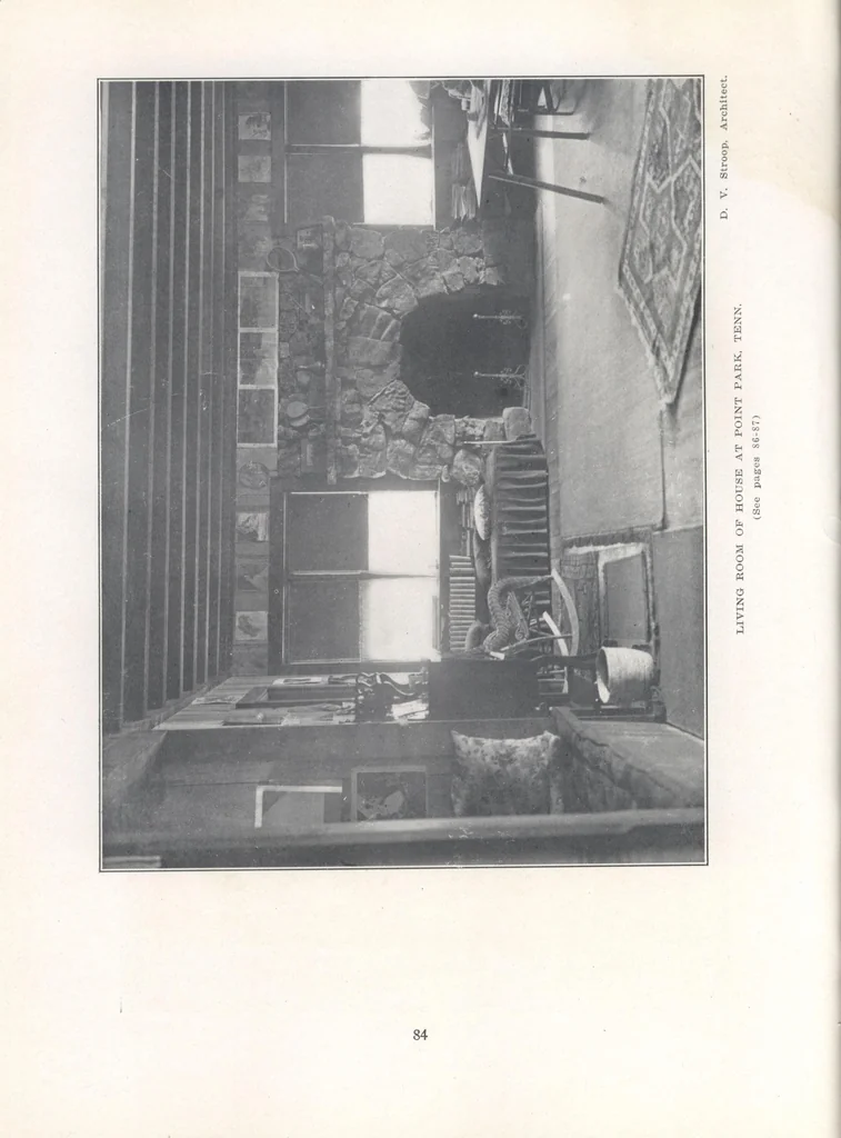 An illustration from Bungalows, camps and mountain houses, 1915, leaf 87