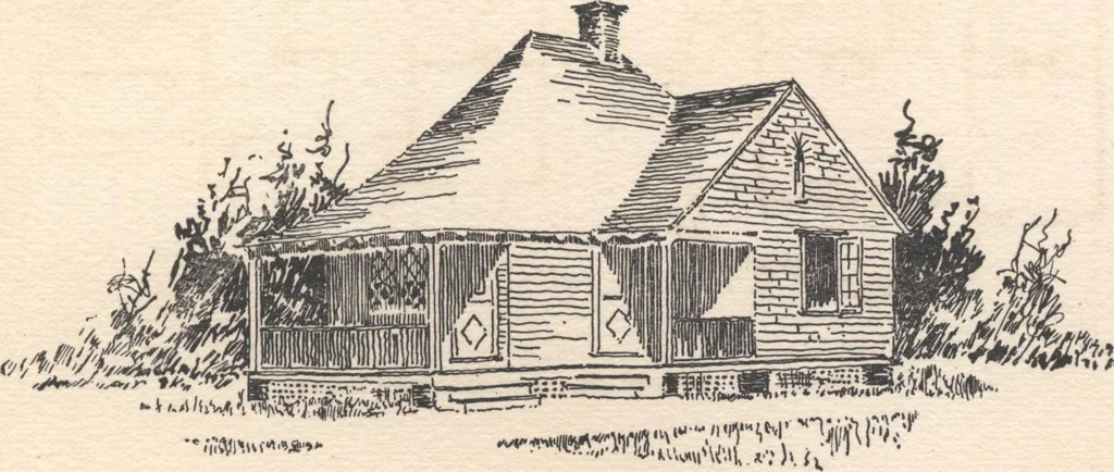 An illustration from Bungalows, camps and mountain houses, 1915, leaf 88