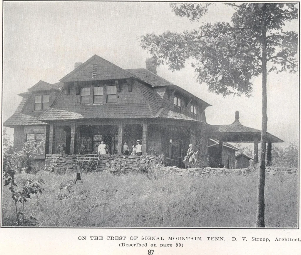 An illustration from Bungalows, camps and mountain houses, 1915, leaf 90