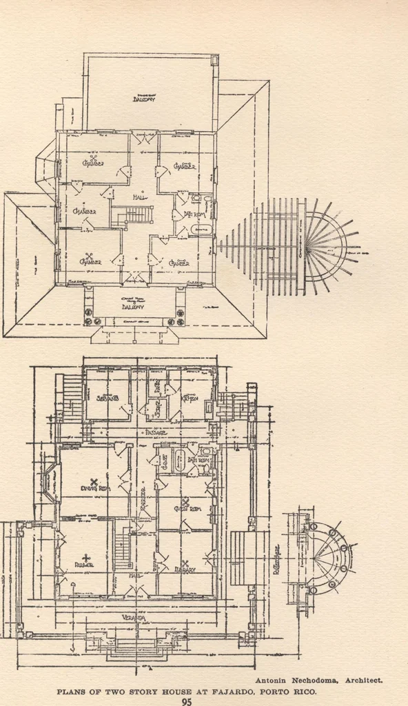 An illustration from Bungalows, camps and mountain houses, 1915, leaf 98