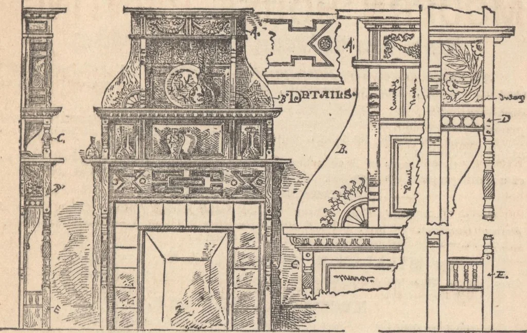 An illustration from Cottages, 1884, leaf 116