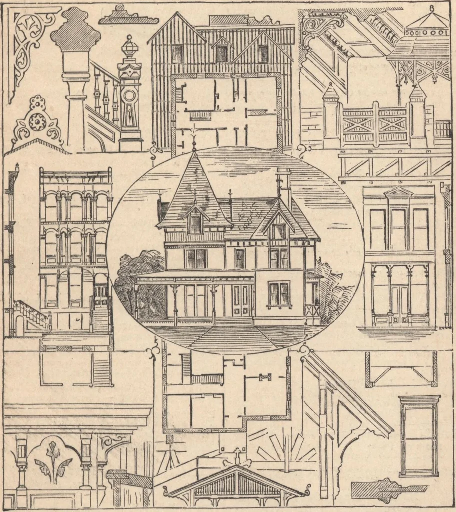 An illustration from Cottages, 1884, leaf 122