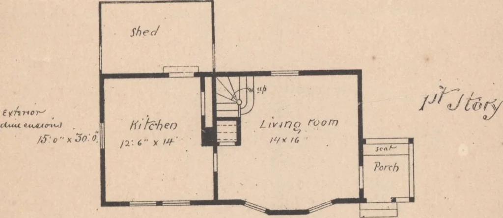 An illustration from Cottages, 1884, leaf 62