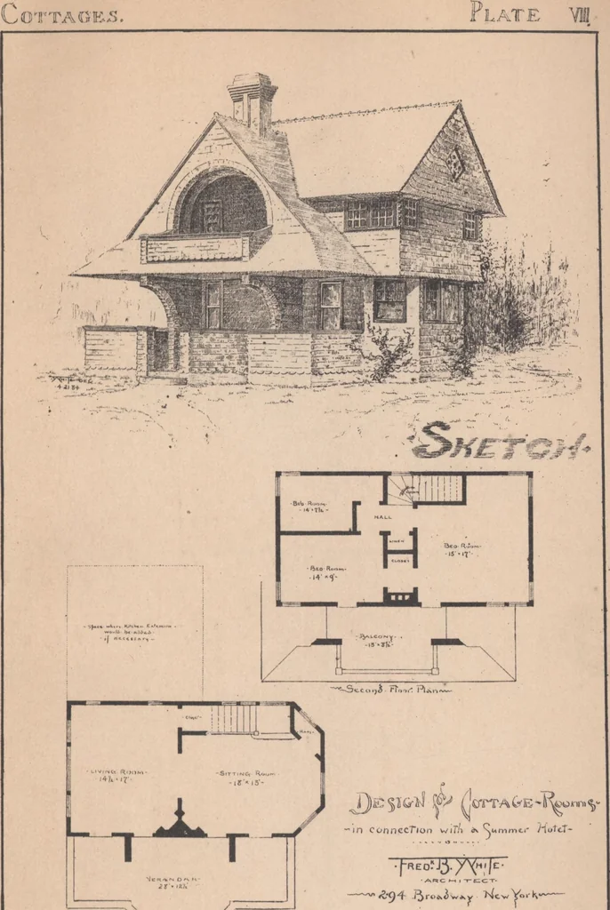 An illustration from Cottages, 1884, leaf 76