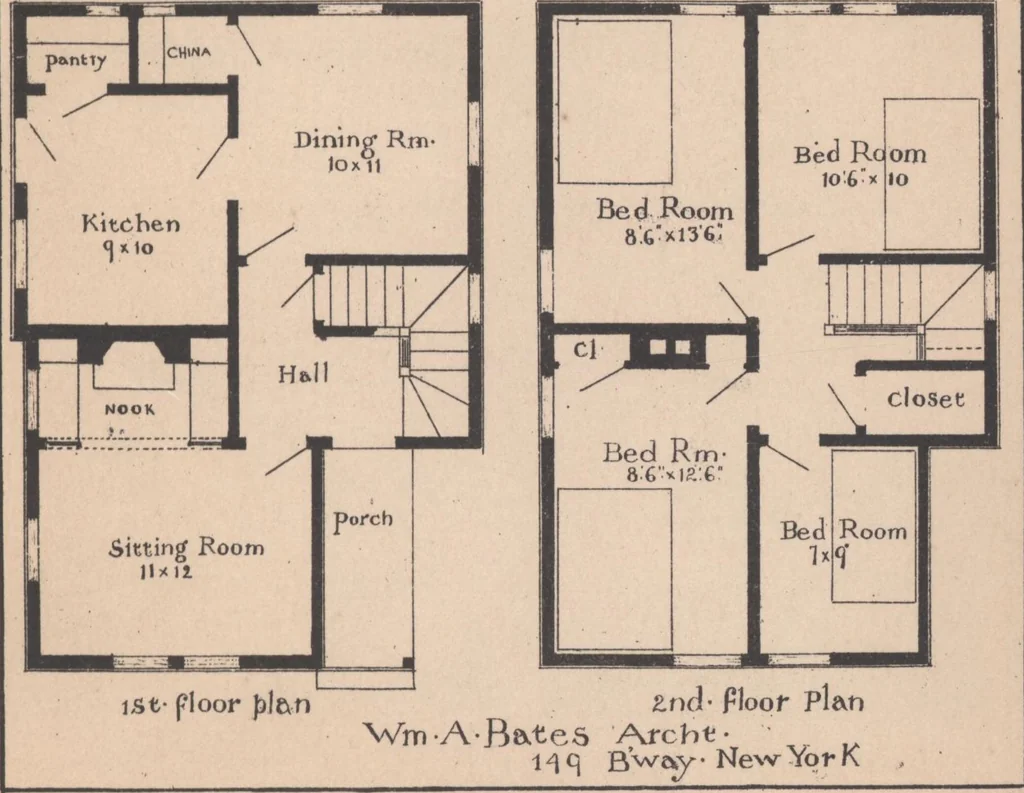 An illustration from Cottages, 1884, leaf 78