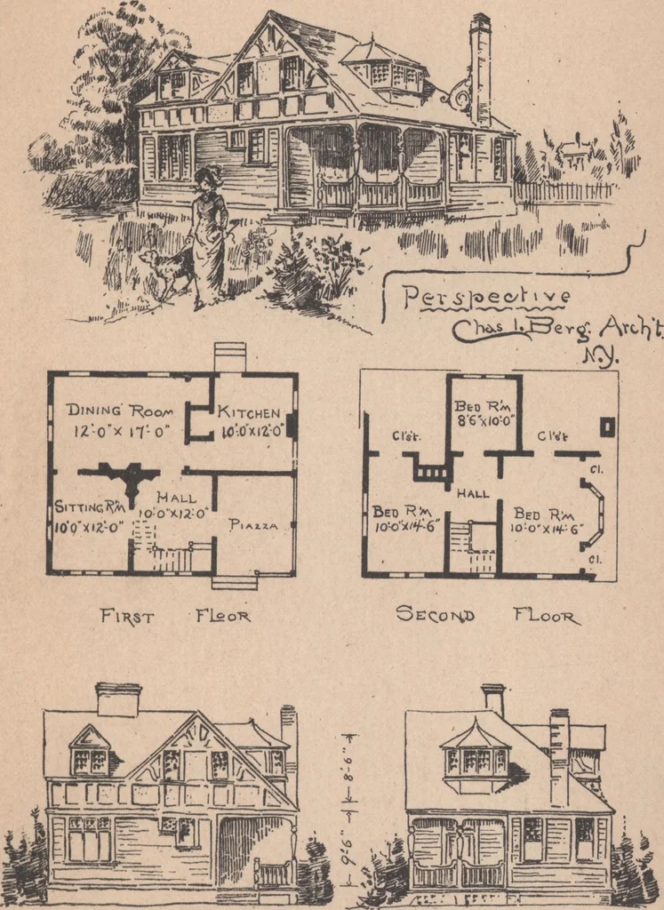 An illustration from Cottages, 1884, leaf 80