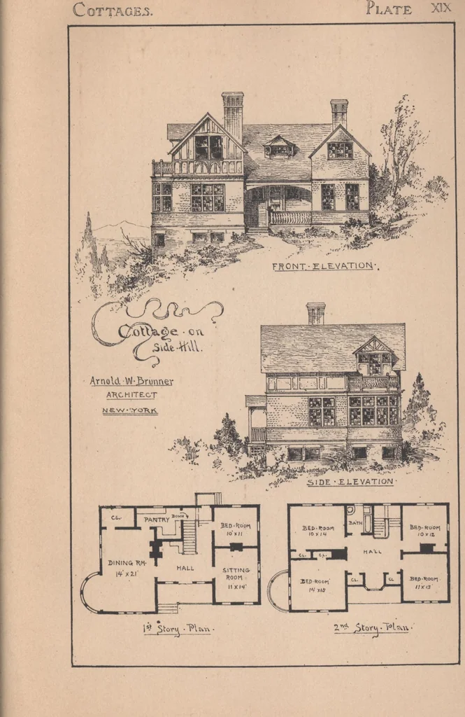 An illustration from Cottages, 1884, leaf 98