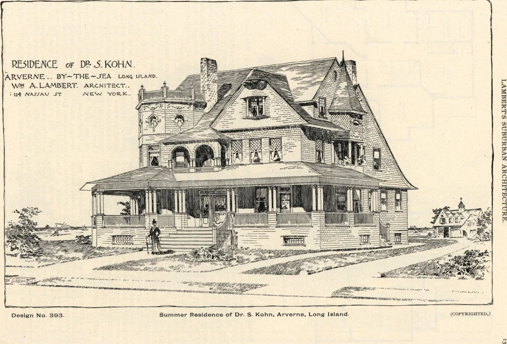 An illustration from Lambert's suburban architecture, 1894, leaf 14